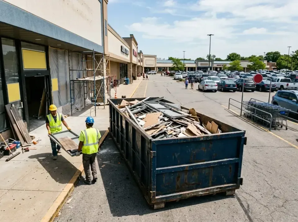 retail-store-renovation-debris-003 — frequently asked questions, Roll-off Dumpster Rentals in Dardenne Prairie, MO
